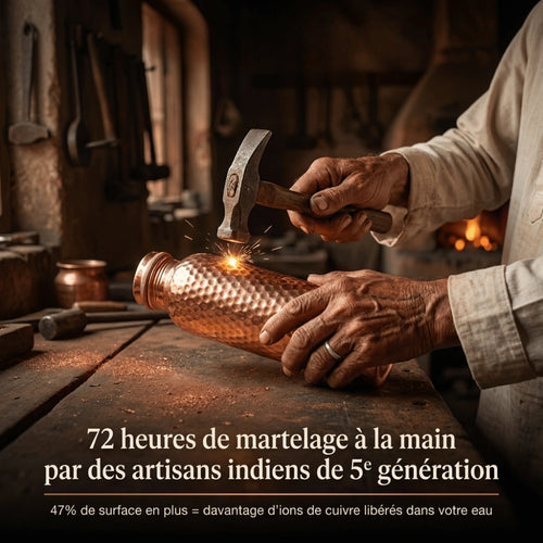Gourde en cuivre pur 800ml | Le rituel qui transforme votre quotidien
